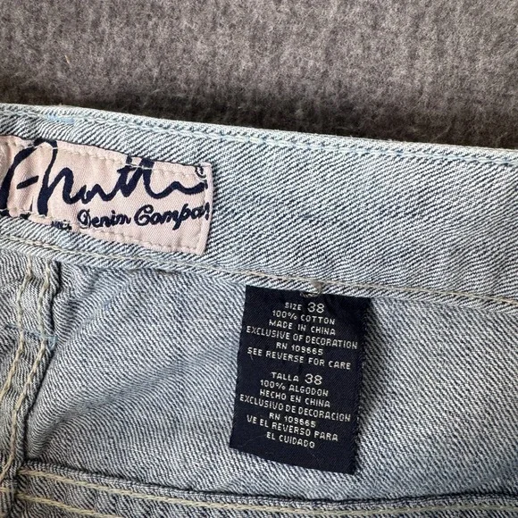 Vintage 96 North Jean Shorts Mens 38 Blue Denim Baggy Wide Leg Surf Skate NWT